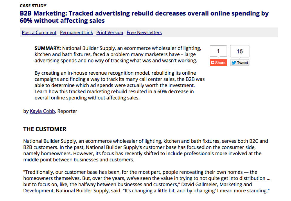 Best b2b case studies image