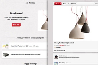 An example of Rich Pins on Pinterest