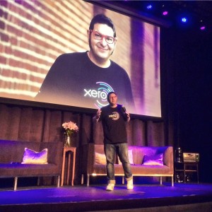 Saul Colt during a presentation