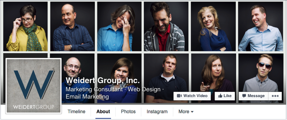 Cover image for Weidert Group's Facebook Page