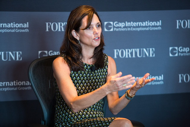 General Electric CMO Beth Comstock. Photo via Flickr user Fortune Live Media