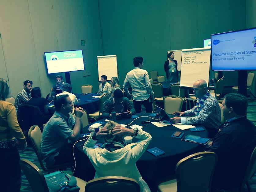 At the social listening roundtable at Dreamforce 2015