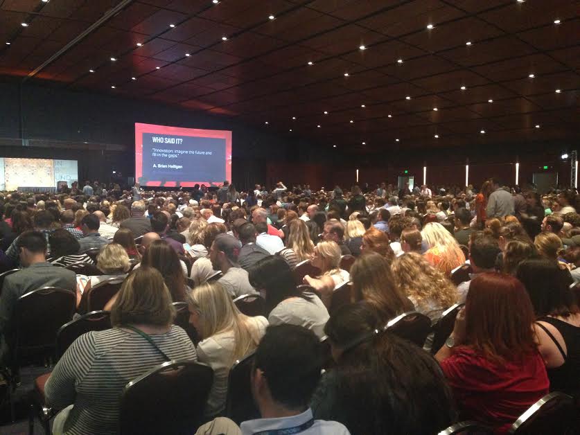 At an INBOUND 2015 session. Photo by Lisa Shepherd