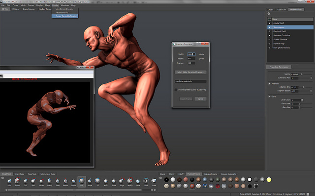 Screenshot of Autodesk in action