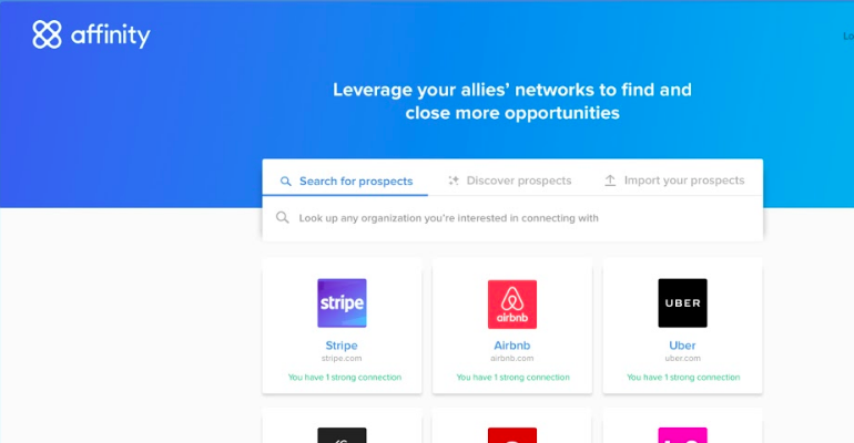 Affinity Offers Ai Based Alliances Tool To Scan E Mail And Calendar Data For Top Sales Referrals B2b News Network