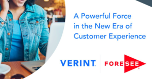 foresee verint cmo vision